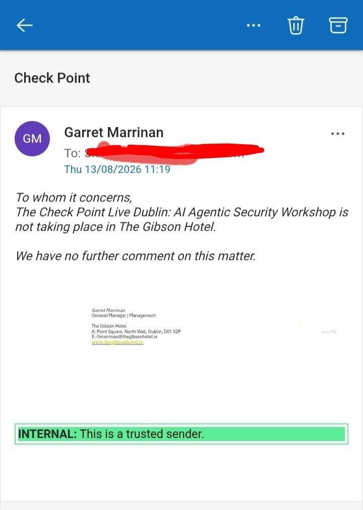 Gibson Hotel Quietly Cancels Genocide Tech Conference