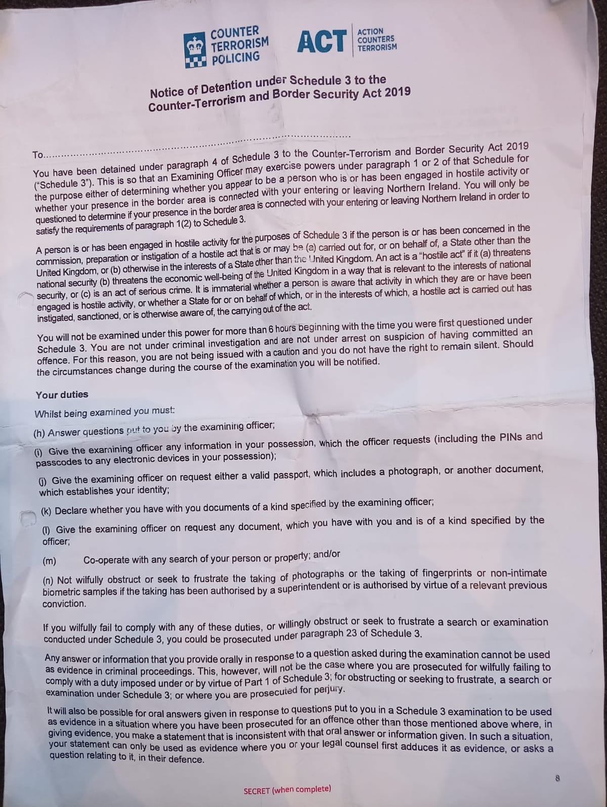I Was Detained By UK Counter-Terrorism Police For My Anti-Imperialist Beliefs