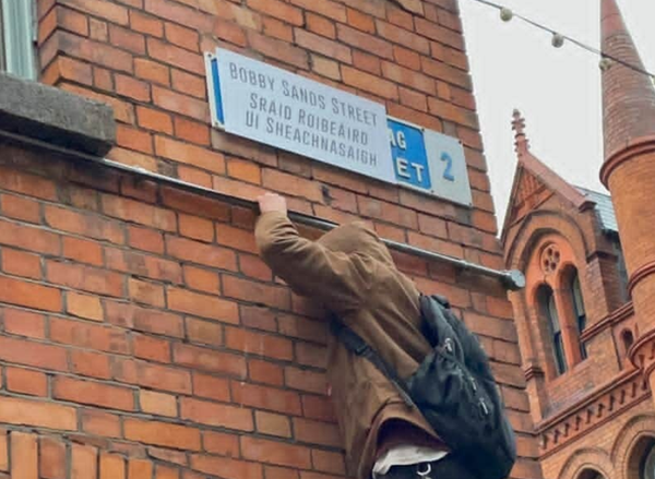Socialist Republicans Rename Drury Street To Bobby Sands Street