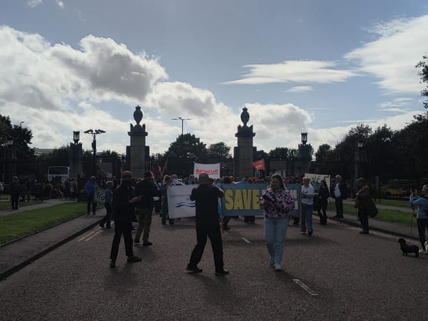 Save Lough Neagh: Hundreds Gather For Stormont Protest